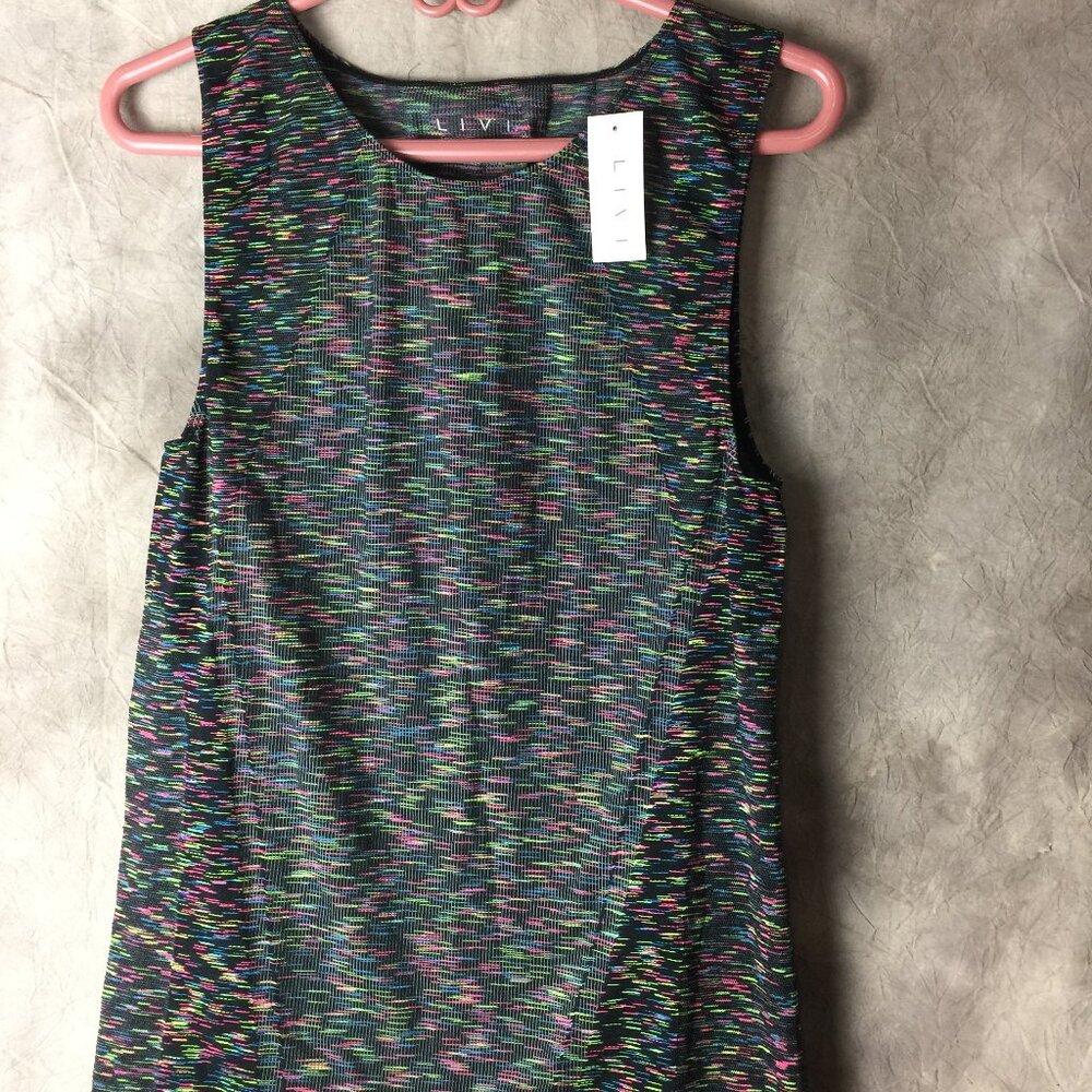 LIVI Tank Top 14/16 NWT Yoga Top Workout Tank Top Colorful